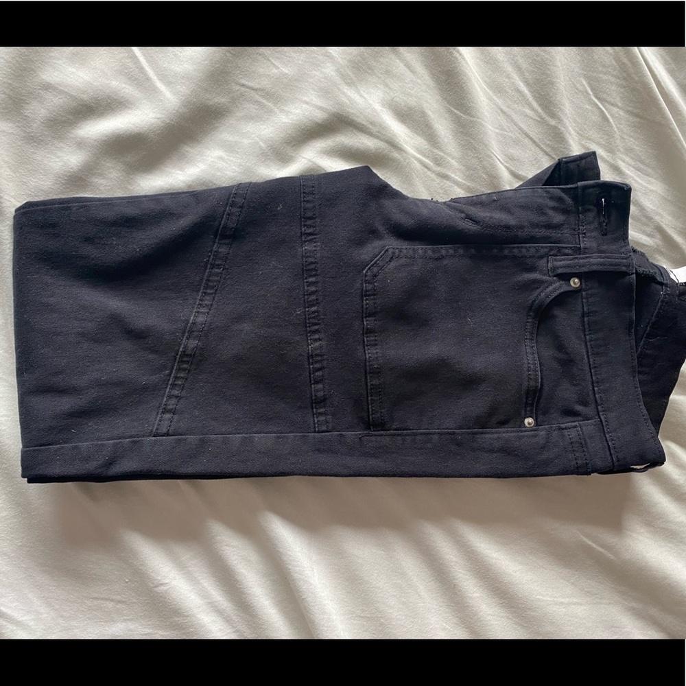 Black unique jeans